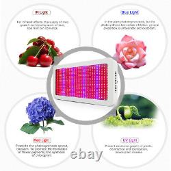 600W LED Grow Light Full Spectrum Panel For Indoor Hydro Veg Flower Plant Lamp
