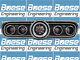 65 66 Mustang Billet Aluminum Adapter Panels with Auto Meter Designer Black Gauges