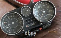 67 73 Mercedes w108 w109 w114 Speedometer Cluster 140MPH OEM with gauges NICE