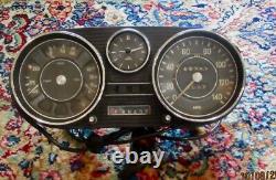 67 73 Mercedes w108 w109 w114 Speedometer Cluster 140MPH OEM with gauges NICE
