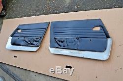 68 69 70 Datsun Roadster 1600 2000 black door panels & lower aluminum panels