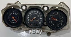 71-72 Chevelle SS Dash Gauge Cluster Instrument Panel Clock Speedometer Housing