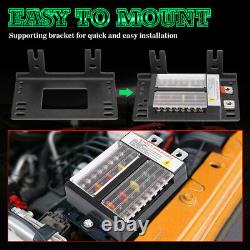 8 Gang Switch Panel On-Off LED Light Circuit Control For LED Work Light Bar CAR