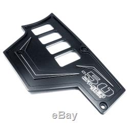 8 Switch 3 Piece Dash Panel Aluminum Black Powdercoated fits Polaris RZR XP1000