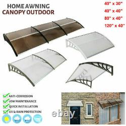 80x40 120 X40 Door Window Outdoor Awning Sheet Sun Shade Cover Canopy Patio