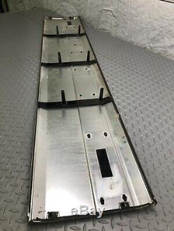 87-96 Ford F-150 F150 Tailgate Finish Trim Center Panel Aluminum Black Applique