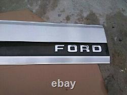 87-96 Ford F150 F250 F350 Truck Rear Tailgate Finish Trim Panel Molding Black