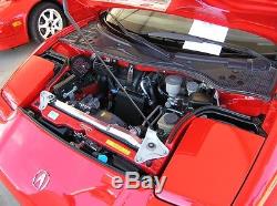 91-01 Acura NSX GT Aluminum Radiator Cooling Panel Custom BLACK COLOR