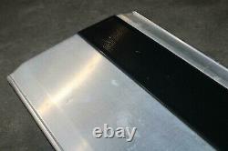92-96 Bronco DINGS Tailgate Aluminum Alloy Finish Trim Panel Black OEM Emblem