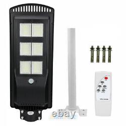 990000LM Solar Street LED Light System Outdoor IP67 Area Security Road Lamp+Pole