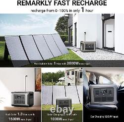 ALLPOWERS 2016Wh 2500W LiFePO4 Portable Power Station Solar Generator Backup UPS