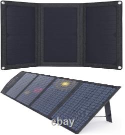 AUKEY Solar Charger Sun Power Mobile Solar Panel USB Ports iPhone Tablet iPad