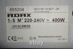Adax Neo Modern Electric Panel Heater 600W Black