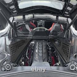 Aluminium Engine Bay Panel Cover + Front Shock Panel For Corvette C8 2020-2023