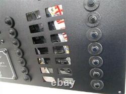 Aluminum Circuit Breaker Panel Black 12 W X 10 1/2 H Sensatank II Marine Boat