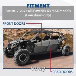 Aluminum Door Panel Insert Hard Lower Side Fits 2017-2023 Can Am Maverick X3 New