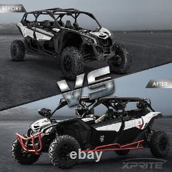Aluminum Front & Rear Lower Door Panel Inserts for 2017-2021 Can-Am Maverick X3