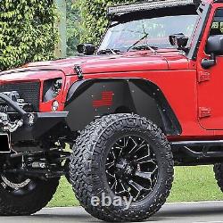 Aluminum Front and Rear Inner Fender Liners Off Road for 2007-2018 Jeep Wrangler