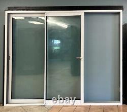 Aluminum Sliding 3-Panel Patio Door 120 x 96 10' x 8