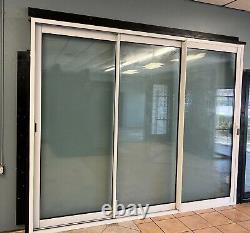 Aluminum Sliding 3-Panel Patio Door 144 x 81 12' x 8