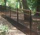 BLACK ALUMINUM PUPPY FENCE 4 ft x 6ft (NOT AN ADD-ON!) ASSEMBLED FULL PANEL