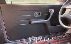 BMW E30 2D Coupe. 040 Matte Black Aluminum Door Card Panels SpecE30 Legal Drift