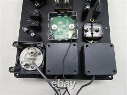 Battery Switch / Breaker Panel Black Aluminum 10 W X 16 H Marine Boat