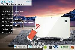 Berg Smart Wifi / Alexa Electric Heater Radiator Black / White 2000w Rrp £179