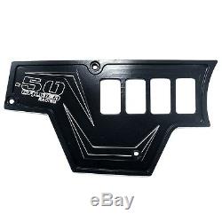 Billet 3pc Dash Switch Panel Plate Bezel Kit Polaris RZR S 1000 Stealth Black