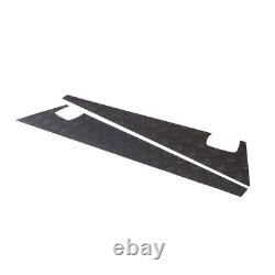 Black Alloy Hood Side Cover Panel Trim Decorate Kit For Benz G-Class 2004-2018