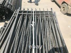 Black Aluminium Fencing Panels and Posts (4 Skids)