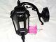 Black Cast Aluminum 6 Panel Electric Wall Sconce By Melissa Dallas Texas