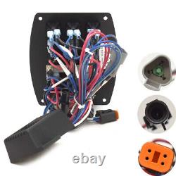 Blue Sea Systems Boat Lights Switch Panel AD-352-060 Black Aluminum