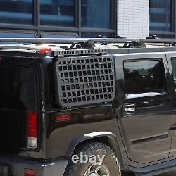 Car Right Rear Window Fold Table Molle Panel Rack For Hummer H2 SUV 2003-2009