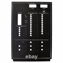 Carver 5765716-D 220V 50Hz Boat AC Control/Blank Breaker Panel Black Aluminum