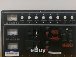 Chaparral Blk Aluminum Ac/dc Electrical Boat Breaker Switch Panel