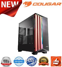 Cougar DarkBlader-S RGB Full Tower Case Brushed Aluminium Front Panel 1 x 120mm