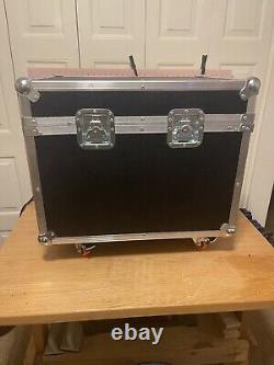 Custom 3 Space Snare Drum Roadcase with removable panels. Brand New 2 casters