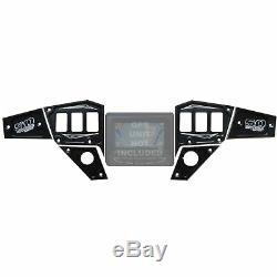 Custom Dash Panel 6pc Switch Plate Polaris RZR XP 1000 2 & 4 seat Stealth Black