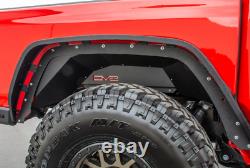 DV8 Offroad Rear Inner Fenders Powder Coated Black for 2020 Jeep Gladiator