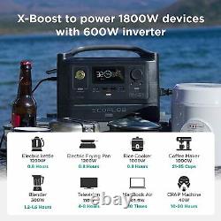EF ECOFLOW 600W RIVER Max Portable Power Station Backup Battery / Solar Panel