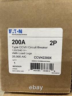Eaton CCVH2200X Meter Center Tenant Main Circuit Breaker 200A 240V 25kAIC New