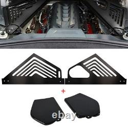 Engine Bay Panel Cover, Oxidation Aluminium Rear Covers for Corvette C8 2020-2023