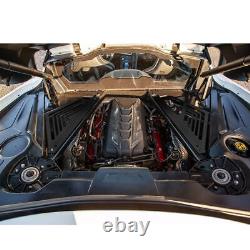 Engine Cover For Corvette C8 2020-2023 Black Aluminium Engine Bay Cover Panel