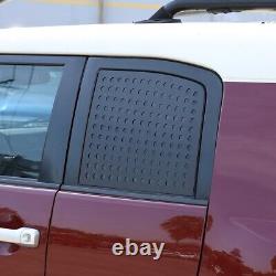 Exterior Quarter Window Panel Trim Alloy Cover Set For FJ Cruiser 2007-2022