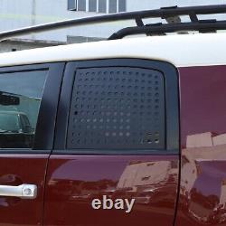 Exterior Quarter Window Panel Trim Alloy Cover Set For FJ Cruiser 2007-2022