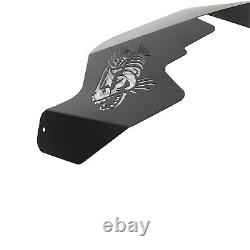 Fishbone FB33073 Front/Rear Aluminum Black with Logo Inner Fenders for Wrangler JK
