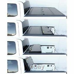 Fit 09-21 Toyota Tundra 5.5FT Short bed Low Profile Hard Tri-Fold Tonneau Cover