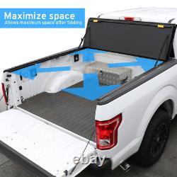Fit 09-21 Toyota Tundra 5.5FT Short bed Low Profile Hard Tri-Fold Tonneau Cover
