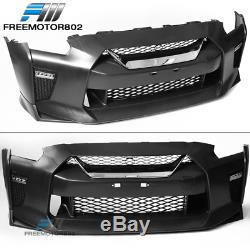 Fits 09-18 GTR R35 Hood & Headlights & Front & Rear Bumper Cover & Side Skirts